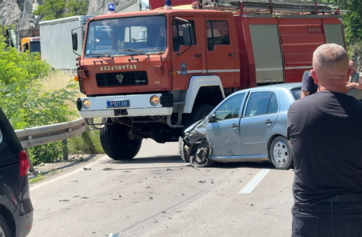 Saobraćajna nesreća na Ibarskoj magistrali kod Bara