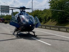 Oštećena kabina kamiona nakon nesreće na autoputu u Češkoj