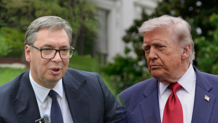 Aleksandar Vučić i Donald Trump u kontekstu razgovora i poziva za posetu Beogradu