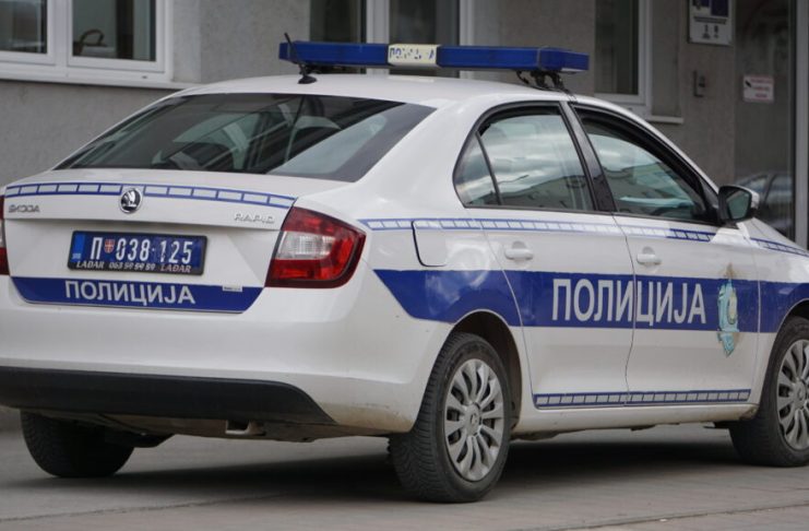 Policija i Hitna pomoć na mestu intervencije u Novom Pazaru