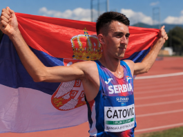 Aldin Ćatović slavi osvajanje zlatne medalje na Balkanskom prvenstvu