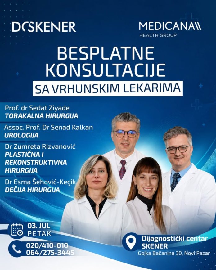 Dijagnostički centar “Skener” tokom akcije besplatnih pregleda 3. i 4. jula