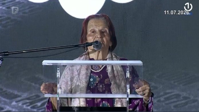 Kada Hotić na komemoraciji u Memorijalnom centru Srebrenica