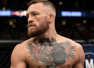 Konor Mekgregor izgubio za 69 sekundi u UFC 329 Konor Mekgregor u oktagonu tokom UFC 329 u Las Vegasu