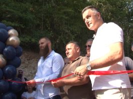 Svečano otvaranje novoasfaltiranog puta u selu Kruševo