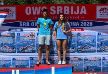 Lazar Filipović osvojio zlato i srebro na državnom prvenstvu Lazar Filipović na državnom prvenstvu u plivanju na otvorenim vodama