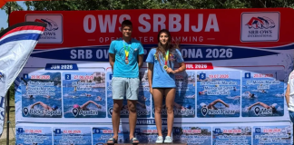 Lazar Filipović osvojio zlato i srebro na državnom prvenstvu Lazar Filipović na državnom prvenstvu u plivanju na otvorenim vodama