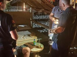 Policijska kontrola u Ulcinju tokom noćne akcije