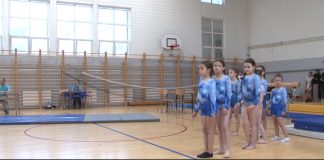 Održano pojedinačno takmičenje gimnastičarki C programa Gimnastičarke na pojedinačnom takmičenju C programa u Osnovnoj školi „Jovan Jovanović Zmaj“