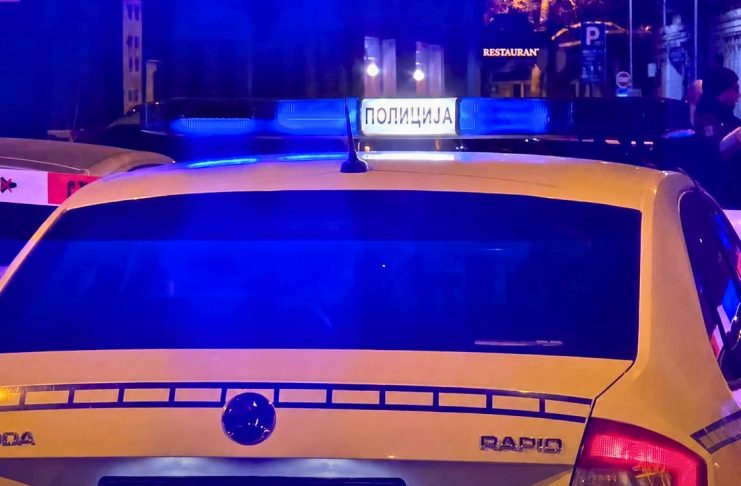 Policijski službenici tokom intervencije u Novom Pazaru nakon potere