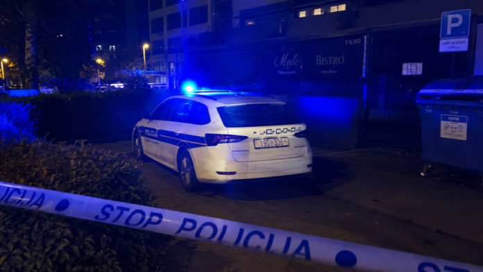 Ilustracija zgrade tužilaštva u Zagrebu i policijska traka
