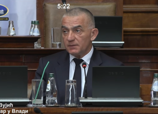 Vujić odgovorio Đerleku: izbor sudija i tužilaca VSS i VST Nenad Vujić u skupštinskoj raspravi