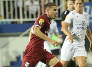 Davidovićev pogodak proglašen za najbolji u Superligi Ivan Davidović proslavlja pogodak nakon izbora za najbolji gol meseca u Superligi