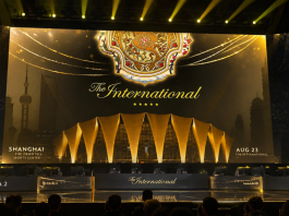 Takmičari Dota 2 u Šangaju na najavi The Internationala 2026