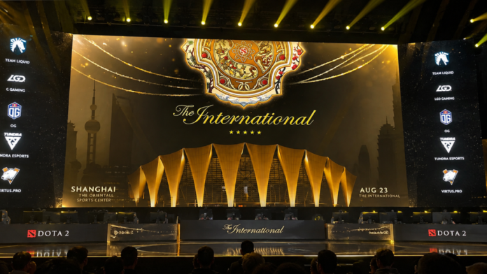 Takmičari Dota 2 u Šangaju na najavi The Internationala 2026
