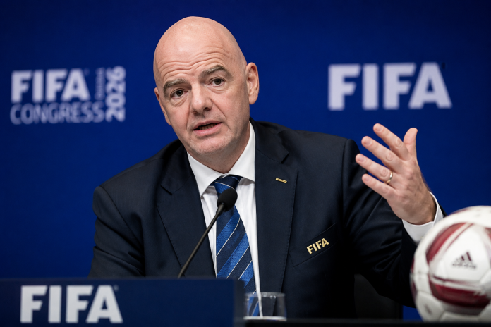 Zastava FIFA i Svetsko prvenstvo na stadionu