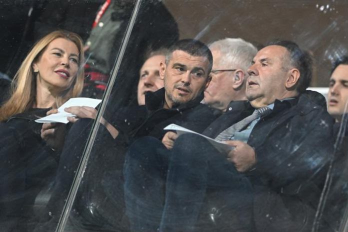 Navijači Partizana (Grobari) na tribinama tokom utakmice