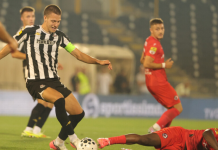 IMT savladao Partizan u Humskoj i ostao lider Superlige Fudbaleri IMT-a slave pobedu protiv Partizana u Humskoj