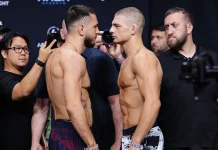 Janjičić poražen u prvoj rundi u Beogradu, meč prekinut zbog povrede Miloš Janjičić tokom UFC borbe u Beogradskoj areni