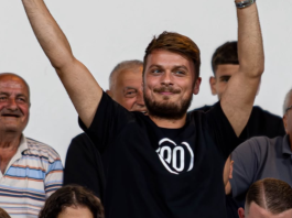 Adem Ljajić u dresu FK Sarajevo, scena iz fudbalske utakmice
