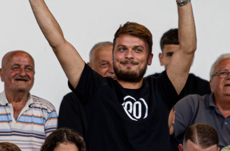 Adem Ljajić u dresu FK Sarajevo, scena iz fudbalske utakmice