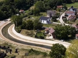 Radovi na uređenju korita reke Raške u Novom Pazaru