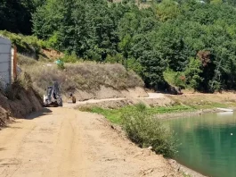 Uređenje ribolovačke staze uz obalu na Pazarskoj plaži u Novom Pazaru