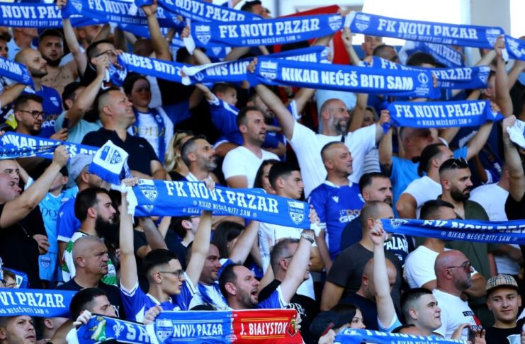 Gradski stadion u Novom Pazaru pred meč sa Vojvodinom