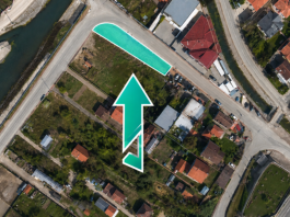 Parcela kod Banjske petlje u Novom Pazaru namenjena izgradnji poslovnih objekata