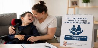 Od 1. oktobra zahtevi za status roditelja negovatelja Ilustracija: roditelj i dete u kućnom okruženju, uz dokumentaciju za zahtev u centru za socijalni rad