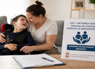 Od 1. oktobra zahtevi za status roditelja negovatelja Ilustracija: roditelj i dete u kućnom okruženju, uz dokumentaciju za zahtev u centru za socijalni rad