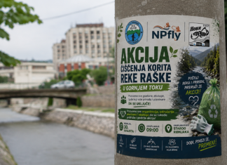 Poziv na akciju čišćenja Raške u Novom Pazaru 30. avgusta Učesnici akcije čišćenja reke Raške kod Starog ribnjaka u Novom Pazaru