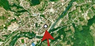 RSZ registrovao jutrošnji zemljotres u Novom Pazaru, pa ga povukao Zgrada i ulica u Novom Pazaru uz obavijest o zemljotresu na sajtu RSZ