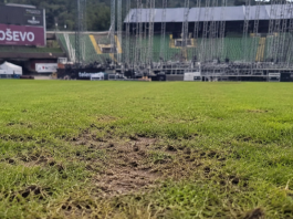 Stadion Velež u Vrapčićima u Mostaru, gde će Sarajevo igrati meč protiv Radnika