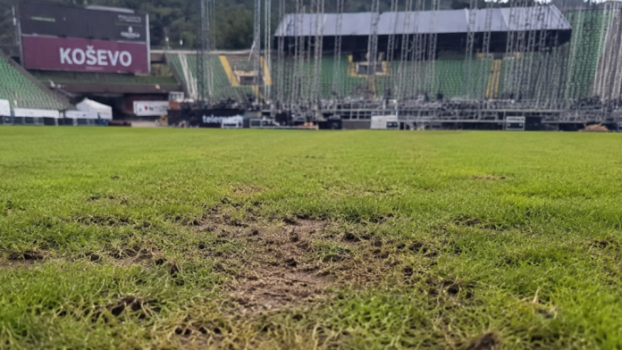 Stadion Velež u Vrapčićima u Mostaru, gde će Sarajevo igrati meč protiv Radnika