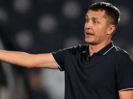 Saša Ilić na stadionu u Humskoj tokom utakmice