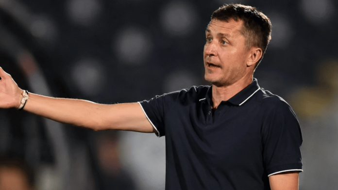 Saša Ilić na stadionu u Humskoj tokom utakmice