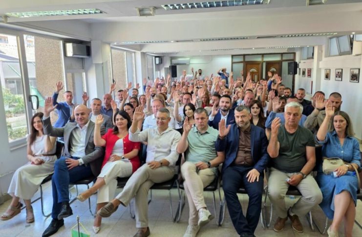 Zgrada ili prostorija Glavnog odbora SDP-a u kojoj su usvojene odluke za izbore