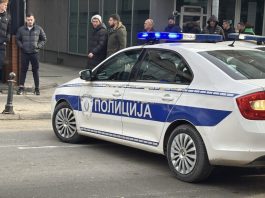 Policijska kontrola saobraćaja u Novom Pazaru tokom međunarodne akcije
