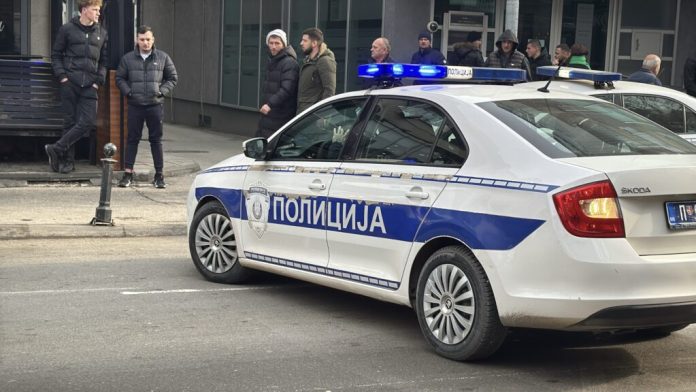 Policijska kontrola saobraćaja u Novom Pazaru tokom međunarodne akcije