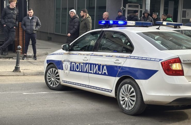 Policijska kontrola saobraćaja u Novom Pazaru tokom međunarodne akcije