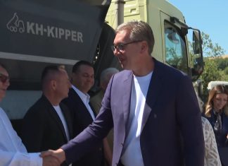Vučić obišao radove na putu Sjenica–Ivanjica Aleksandar Vučić tokom obilaska radova na putu Sjenica–Ivanjica