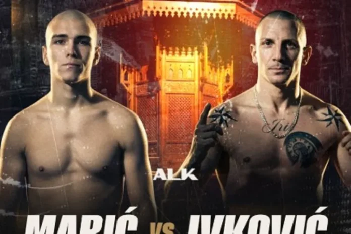 Marko Marić na bokserskom meču u Novom Pazaru