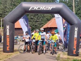 Učesnici Druga golijske biciklijade voze stazom na Goliji