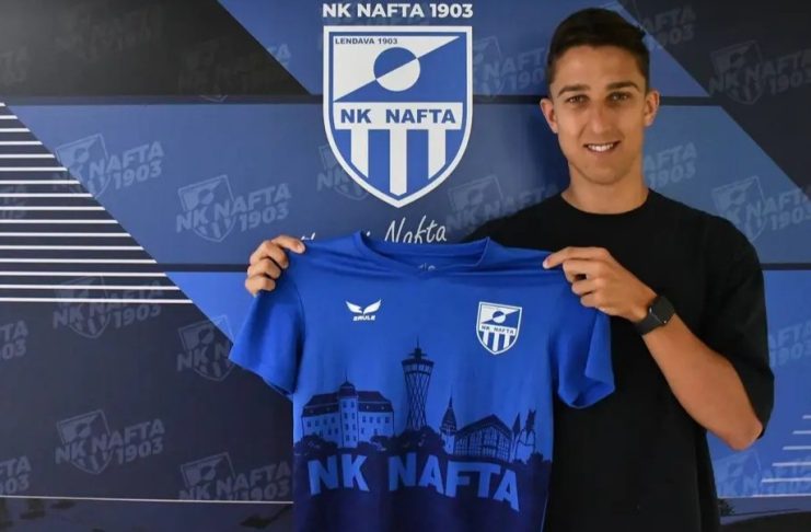 Haris Kadrić tokom fudbalske utakmice, novi napadač Novog Pazara na pozajmici