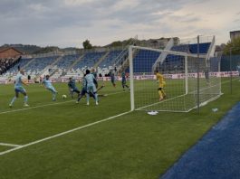 Adem Ljajić tokom utakmice Novog Pazara protiv Zemuna nakon gola u 15. minutu