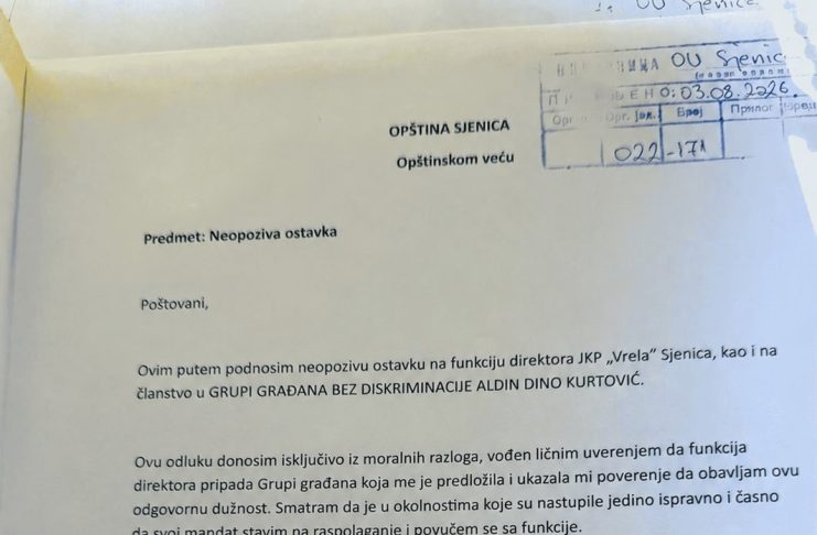 Nermin Ljajić podneo neopozivu ostavku na mesto direktora JKP „Vrela“ u Sjenici