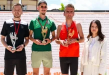 Nikola Mijailović pobednik županijskog polumaratona u Hrvatskoj Nikola Mijailović na trci tokom polumaratona Kalnik–Križevci u Hrvatskoj