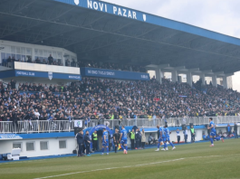 Stadion u Novom Pazaru pred utakmicu protiv Zemuna