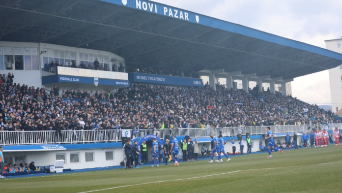 Stadion u Novom Pazaru pred utakmicu protiv Zemuna